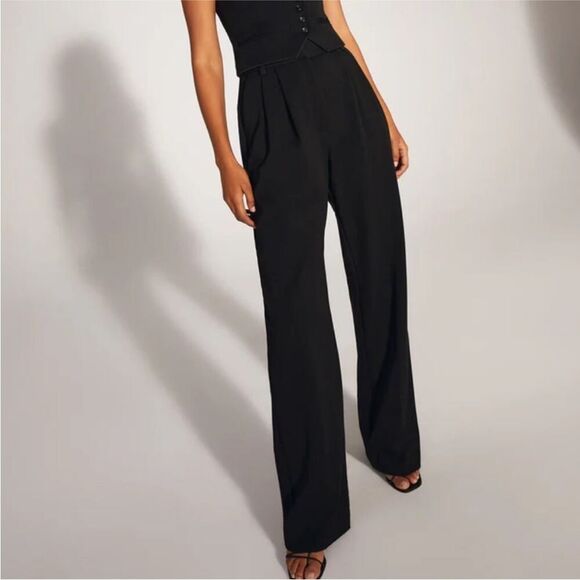 FAVORITE DAUGHTER | NEW The Favorite Black Pants Women’s Size 16 Petite - Picture 1 of 13